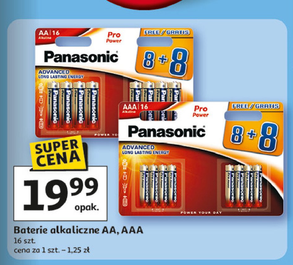 Baterie pro power aaa Panasonic promocja