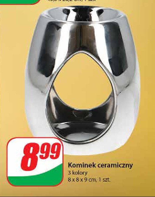 Kominek ceramiczny 8 x 8 x 9 cm promocja