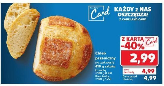 Chleb pszenny z zakwasem promocja