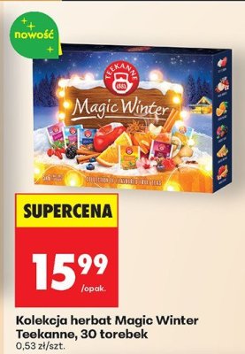 Herbata Kolekcja herbat Magic Winter Teekanne, 30 torebek promocja w Biedronka