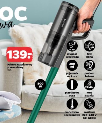 Odkurzacz pionowy przewodowy promocja w Netto