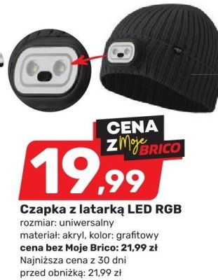 Czapka promocja w Bricomarche