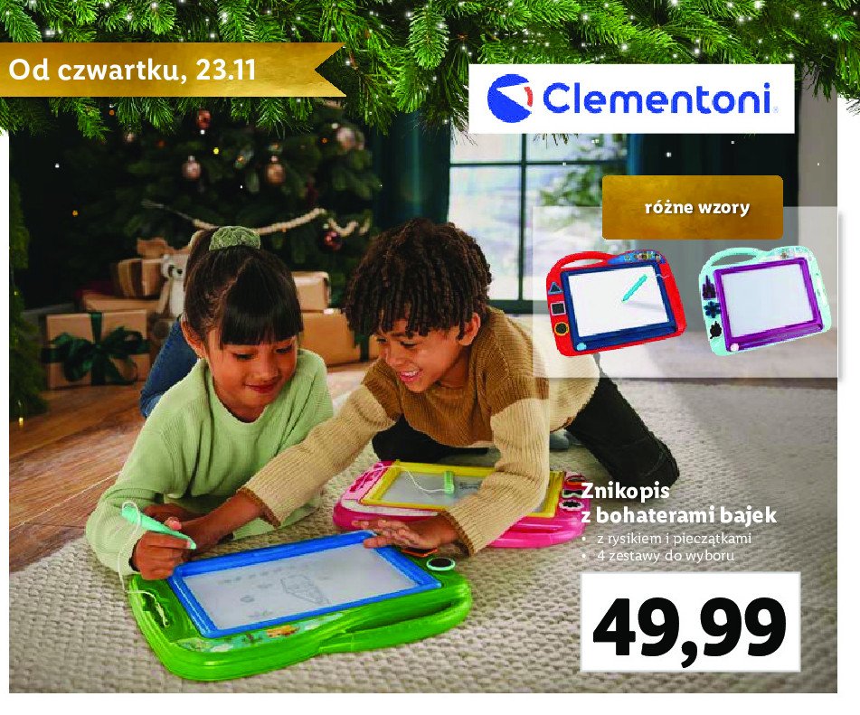 Znikopis Clementoni promocja