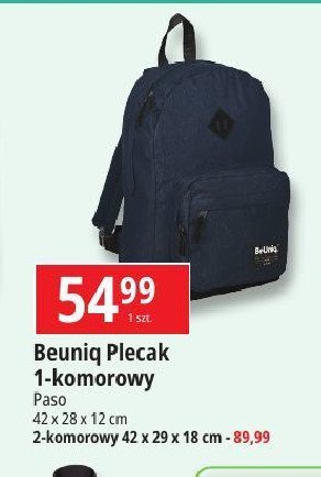 Plecak 42 x 29 x 18 cm BEUNIQ promocja