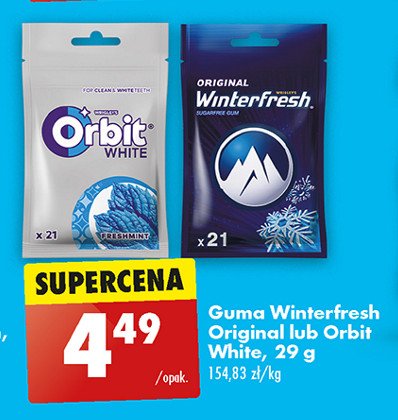 Guma do żucia Winterfresh promocja