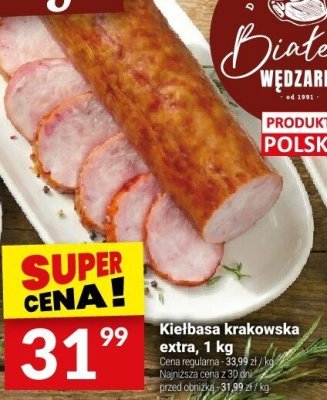 Kiełbasa krakowska extra, 1 kg promocja w Twój Market