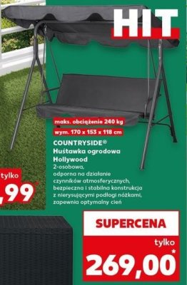 Huśtawka hollywood K-classic countryside promocja