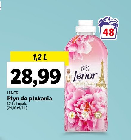 P艂yn do p艂ukania peony & hibiscus Lenor promocja