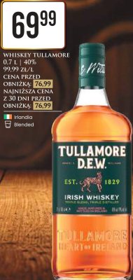 Whisky Tullamore promocja w Dino