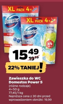 Zawieszka do WC Power 5 promocja w Netto