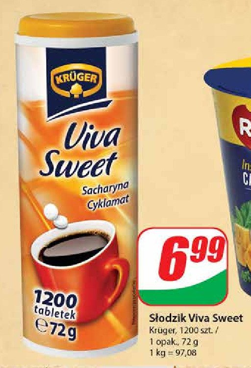 Słodzik viva sweet Kruger promocja