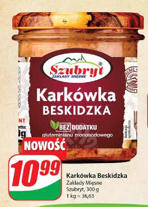 Karkówka beskidzka Szubryt promocja