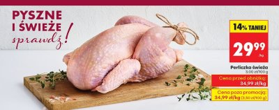 Perliczka świeża promocja w Biedronka