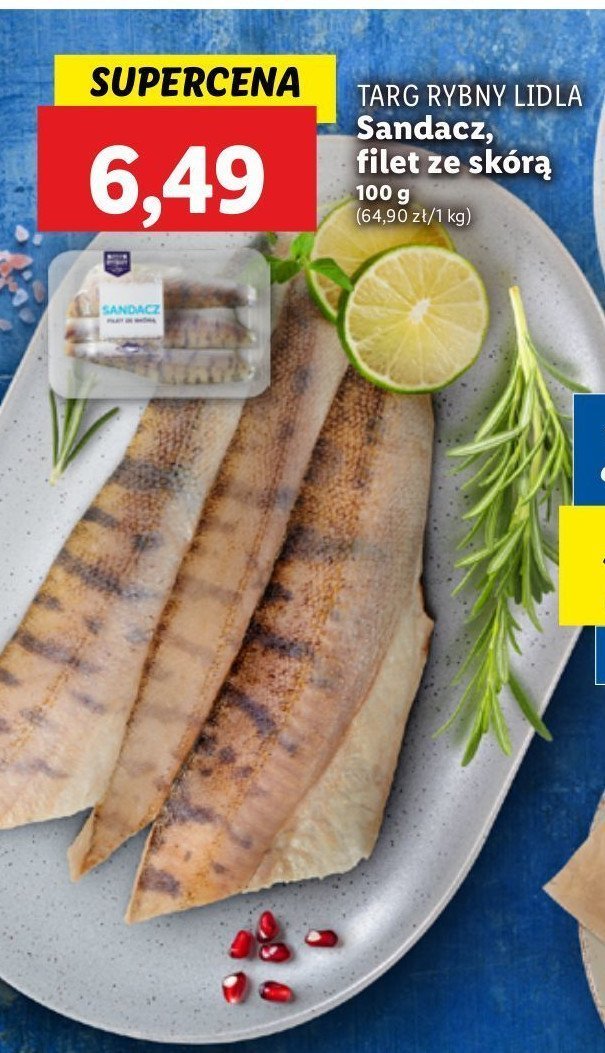 Sandacz filet Rybny targ lidla promocja w Lidl