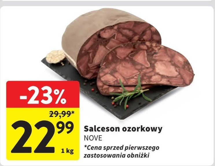 Salceson ozorkowy Nove promocja w Intermarche