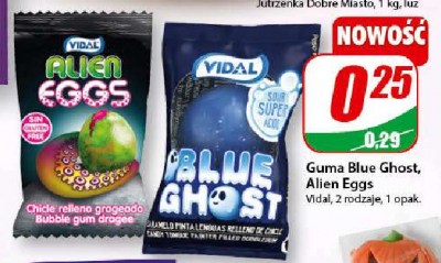 Guma alien eggs Vidal promocja