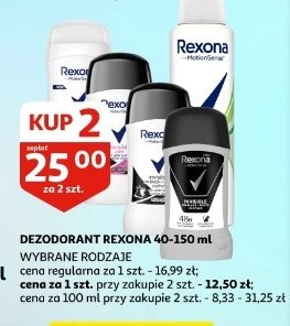 Antyperspirant diamond Rexona invisible promocja