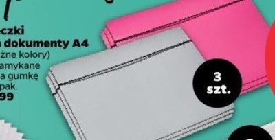 Teczki na dokumenty A4 promocja w Netto