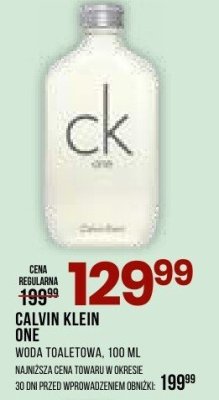 Perfumy Calvin Klein CK One promocja w Drogerie Natura