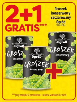 Groszek konserwowy Zaczarowany Ogród promocja w POLOmarket