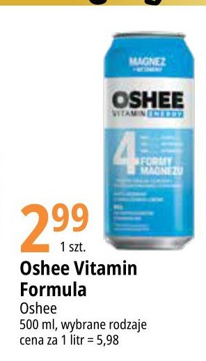 Nap贸j 4 formy magnezu Oshee vitamin energy promocja