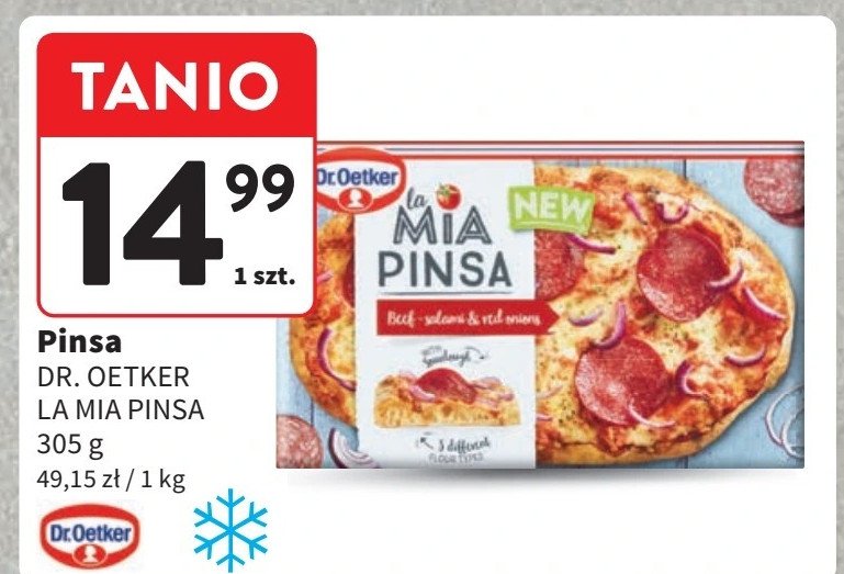 Pinsa z salami Dr. oetker promocja