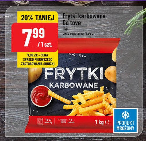 Frytki karbowane Gotove promocja