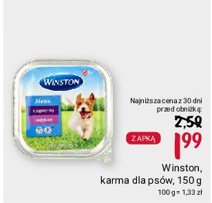 Karma dla psa jagnięcina-indyk Winston promocja