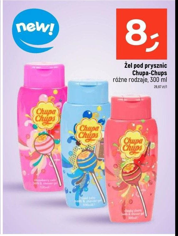 Żel pod prysznic chupa chups cheeky cherry promocja