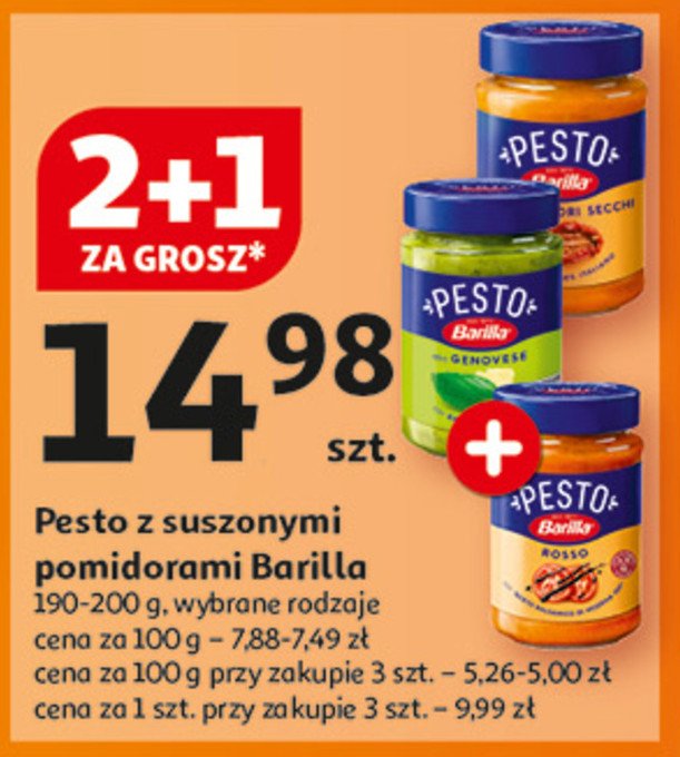 Pesto pomodori secchi Barilla promocja