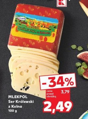 Ser królewski z kolna Mlekpol promocja