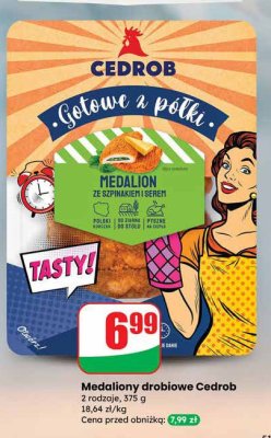 Medaliony drobiowe 2 rodzaje promocja w Dino