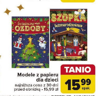 Świąteczne ozdoby promocja w Carrefour