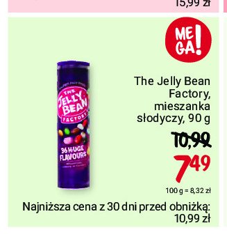 Mieszanka słodyczy The jelly bean factory promocja