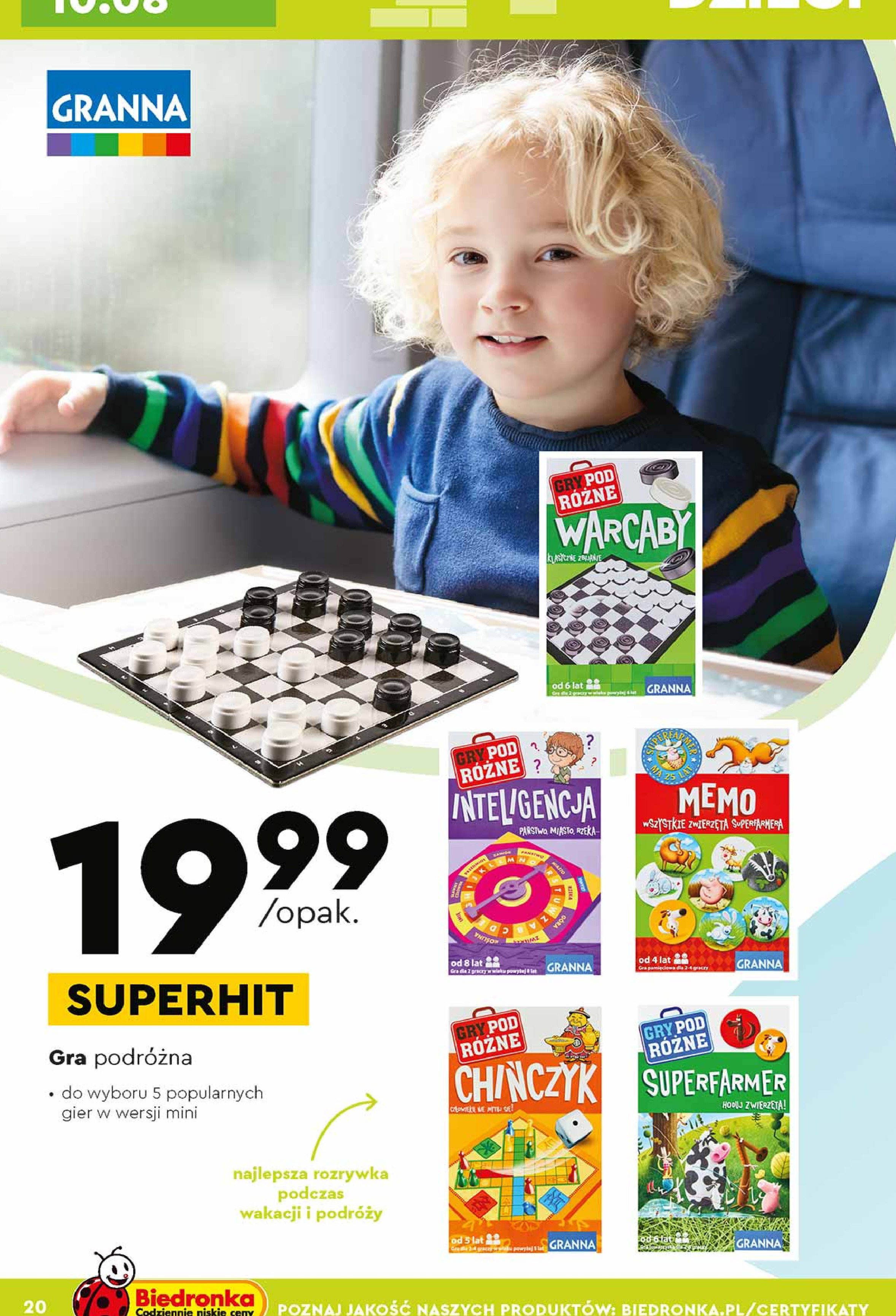Gra memo GRANNA GRY PODR脫呕NE promocja