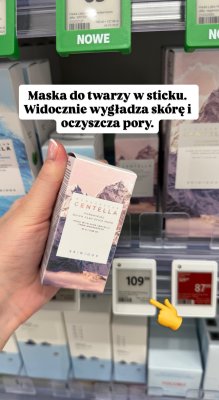 Maska do twarzy Centella Poreminizing Quick Clay Stick Mask promocja w Rossmann