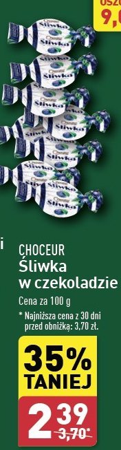 Śliwki w czekoladzie Choceur promocja