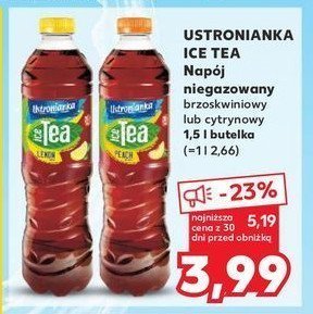 Napój cytryna USTRONIANKA ICE TEA promocja