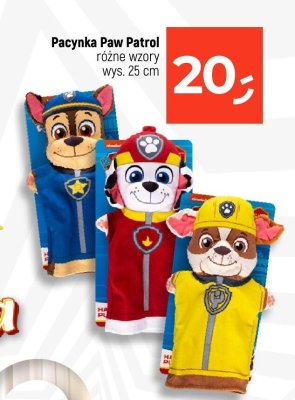 Pacynka Paw Patrol różne wzory wys. 25 cm promocja w Dealz