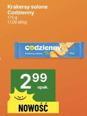 Krakersy solone Codzienny promocja w Delikatesy Centrum