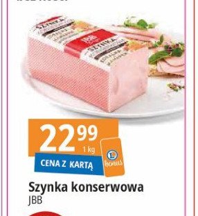 Szynka konserwowa wieprzowa Jbb ba艂dyga promocja