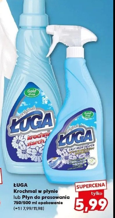 Spray ułatwiający prasowanie Ługa promocja w Kaufland