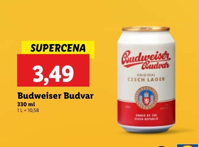 Piwo Budweiser promocja w Lidl