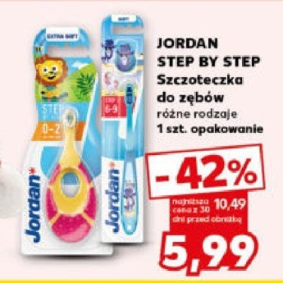 Szczoteczka do zębów Step by Step różne rodzaje 1 szt. promocja w Kaufland