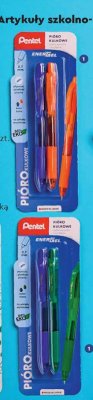 Pióro kulkowe z żelowym tuszem 2 szt.  promocja w Biedronka
