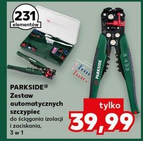 Szczypce do zaciskania końcówek z akcesoriami Parkside promocja w Kaufland