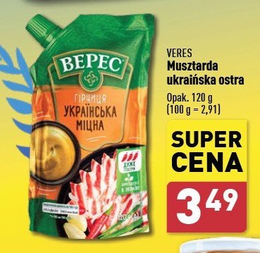 Musztarda ukraińska mocna Veres promocja