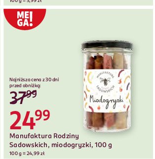 Miodogryzki Manufaktura rodziny sadowskich promocja w Rossmann