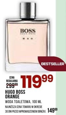 Woda toaletowa Hugo Boss Orange, 100 ml promocja w Drogerie Natura