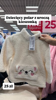 Polar dziecięcy z kieszonką  promocja w Pepco